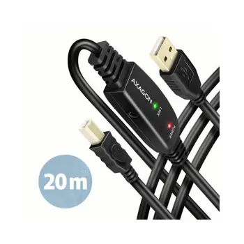CC USB AM 2.0 -> USB AF, Aktivni produžni, 20m, ADR-220B AXA