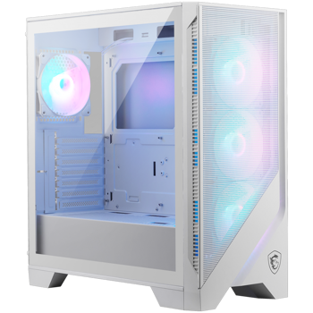 Chassis MAG FORGE 320R AIRFLOW WHITE, ATX, Mid Tower, 4x Pre-installed ARGB Fan, 472.5 x 210 x 498 mm, White, MAG FORGE 320R AIRFLOW WHITE