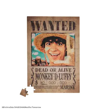 CINEREPLICAS: One Piece - Wanted Luffy A4 magnetna slagalica