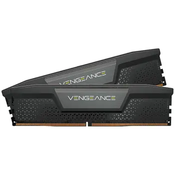 CORSAIR DDR5, 4800MT/s 32GB 2x16GB DIMM, 40-40-40-77, Std PMIC, XMP 3.0, VENGEANCE DDR5 Black Heatspreader, Black PCB, 1.1V, CMK32GX5M2A4800C40
