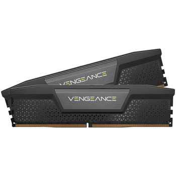 CORSAIR DDR5, 5200MT/s 16GB 2x8GB DIMM, 40-40-40-77, 1Gbx16, Std PMIC, XMP 3.0, VENGEANCE DDR5 Black Heatspreader, Black PCB, 1.25V, CMK16GX5M2B5200C40