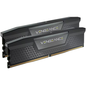 CORSAIR DDR5, 5600MT/s 96GB 2x48GB DIMM, 40-40-40-77, XMP 3.0, VENGEANCE DDR5 Black Heatspreader, 1.25V, CMK96GX5M2B5600C40