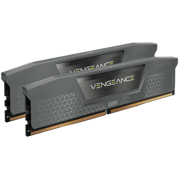 CORSAIR DDR5, 6000MT/s 32GB 2x16GB DIMM, Unbuffered, 36-44-44-96, Std PMIC, AMD EXPO & Intel XMP, VENGEANCE DDR5 Grey Heatspreader, Black PCB, 1.30V, CMK32GX5M2F6000Z36