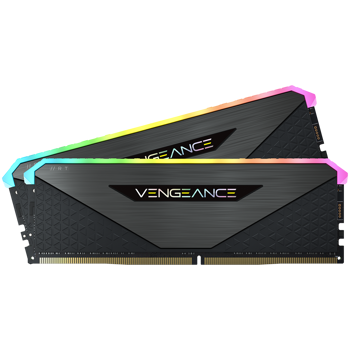CORSAIR DDR5, 6000MT/s 64GB 2x32GB DIMM, 30-36-36-76, Std PMIC, AMD EXPO, VENGEANCE RGB DDR5 Black Heatspreader, RGB LED, 1.4V, CMH64GX5M2B6000Z30