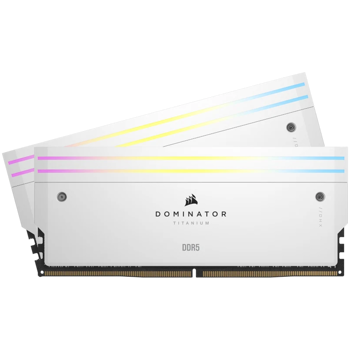 CORSAIR DOMINATOR TITANIUM 32GB (2 x 16GB) DDR5 6400MHz CL32-40-40-84 1.40V Intel XMP - WHITE, CMP32GX5M2B6400C32W
