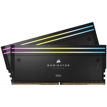 CORSAIR DOMINATOR TITANIUM 32GB (2 x 16GB) DDR5 7200MHz CL34-44-44-96 1.45V Intel XMP - BLACK, CMP32GX5M2X7200C34