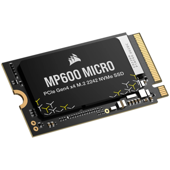 CORSAIR MP600 MICRO 2TB PCIe 4.0 (Gen4) x4 NVMe M.2 2242 SSD, CSSD-F2000GBMP600MCR2