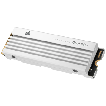 CORSAIR MP600 PRO LPX 2TB M.2 NVMe PCIe Gen. 4 x4 SSD (white), CSSD-F2000GBMP600PLPW