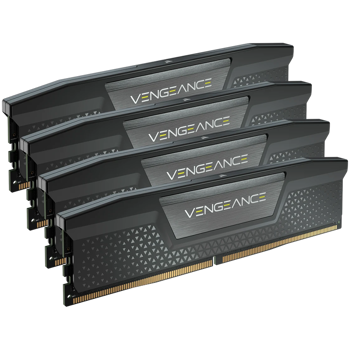 CORSAIR VENGEANCE DDR5 192GB (4x48GB) DDR5 5200 CL38-38-38-84 1.25V Std PMIC Intel XMP Memory - Black, 0840006666752, CMK192GX5M4B5200C38