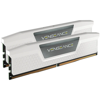 CORSAIR VENGEANCE DDR5 32GB (2x16GB) DDR5 5600 CL40-40-40-77 1.2V Std PMIC Intel XMP Memory - White, CMK32GX5M2B5600C40W