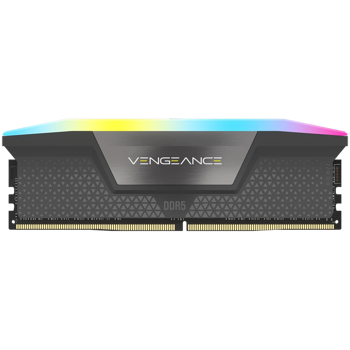 CORSAIR VENGEANCE RGB DDR5 16GB (1 x 16GB) DDR5 6000 CL36-44-44-96 1.35V Intel XMP & AMD EXPO - GREY, CMH16GX5M1E6000Z36
