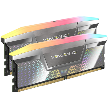 CORSAIR VENGEANCE RGB DDR5 CUDIMM 48GB (2 x 24GB) DDR5 8000 CL38-50-50-128 1.40V Intel XMP, CMHC48GX5M2X8000C38