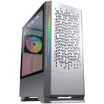 COUGAR MX430 Air RGB PC Case, Mid Tower, White, CGR-51C6W-AIR-RGB