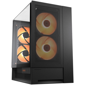 COUGAR OmnyX PC Case, Mid Tower, Black, CGR-2WA3B-RGB