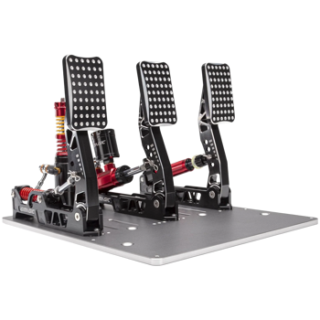 Crimson Edition | Hydraulic Tri-pedal Set | 100kg Loadcell | Standard Throttle Plate, P2000-S100R
