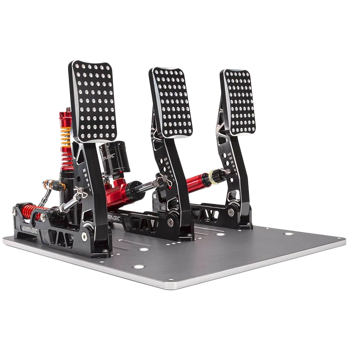 Crimson Edition | Hydraulic Tri-pedal Set | 200kg Loadcell | Standard Throttle Plate, P2000-S200R