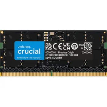 Crucial 16 GB DDR5 5600 SODIMM CL46, CRU-CT16G56C46S5T