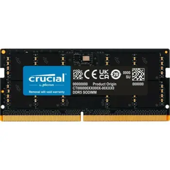 Crucial 32 GB DDR5 4800 SODIMM CL40, CRU-CT32G48C40S5