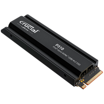 CRUCIAL P310 1TB PCIe Gen4 NVMe M.2 SSD with heatsink, CT1000P310SSD5