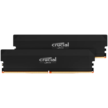 Crucial Pro OC 64GB Kit (2x32GB) DDR5-6000 UDIMM CL40 Black, CP2K32G60C40U5B