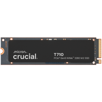 CRUCIAL T710 4TB PCIe Gen5 NVMe M.2 2280 SSD up to 14500 MB/s read and 13800 MB/s write, CT4000T710SSD8