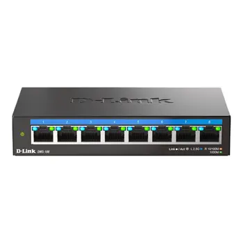 D-LINK Switch 8ports Multigigabit 2.5Gps, DMS-108/E