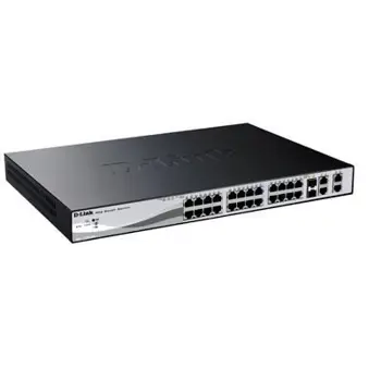 D-Link Switch Layer 2 SMART DES-1210-28P, DES-1210-28P