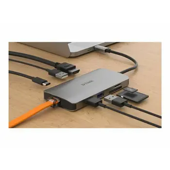 D-LINK DUB-M810 USB-C 8-port USB 3.0 hub HDMI