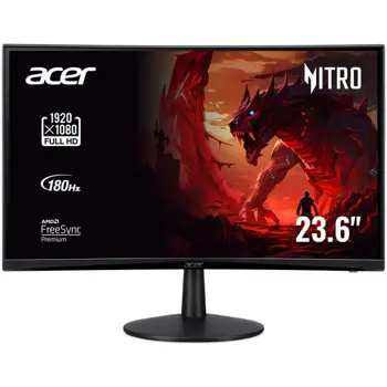 ED240QS3bmiipx, 23.6"/Curved/VA/1920x1080/180Hz/HDMI/DP/Audio/2Y, UM.UE0EE.301