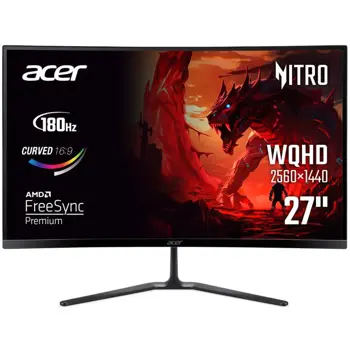 ED270US3BMIIPX, 27"/Curved/VA/2560x1440/180Hz/HDMI/DP/Audio/2Y, UM.HE0EE.306
