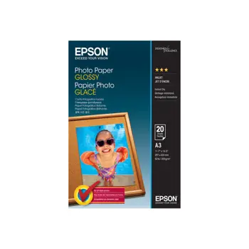 EPSON Photo Paper Glossy A3 20 sheets, C13S042536