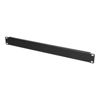 Extralink 1U 19" Front Blank Panel, Black, EXL-EX.19027