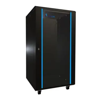 Extralink Floor Cabinet 22U, 600x600, Black, EXL-EX.14381