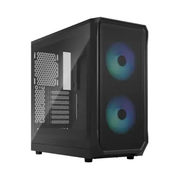 Fractal Design Focus 2 RGB Black TG Clear, FD-C-FOC2A-03, FDS-FD-C-FOC2A-03