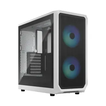 Fractal Design Focus 2 RGB White TG Clear, FD-C-FOC2A-04, FDS-FD-C-FOC2A-04