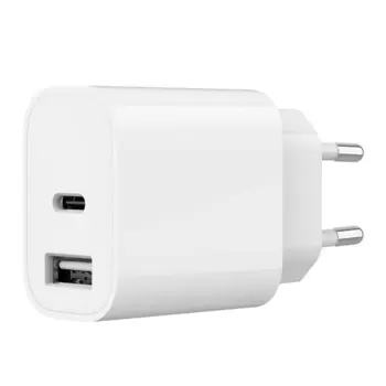 Gembird 2-port universal USB charger (A C), 2.4 A, white, GEM-TA-UC-2AC12-01