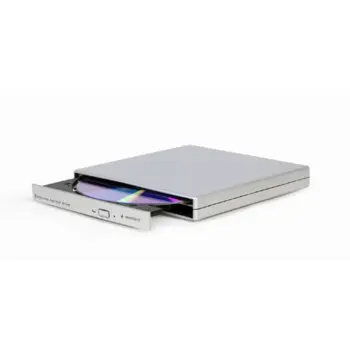 Gembird External USB DVD drive, silver, GEM-DVD-USB-021-SV