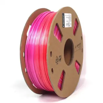 Gembird Filament, PLA Silk Rainbow, red purple, 1.75 mm, 1 kg, GEM-3DP-PLA-SK-01-RP