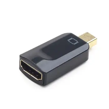 Gembird Mini DisplayPort to HDMI adapter, black, GEM-A-MDPM-HDMIF-01