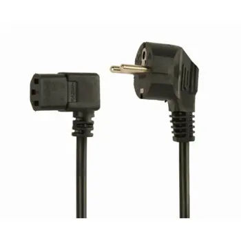 Gembird Power cord (right angled C13), 1.00 mm2, 10 A, 1.5 m, GEM-PC-186A-100-B1.5