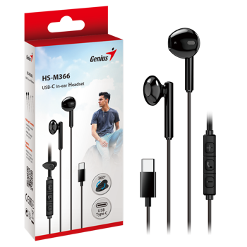 Genius HS-M366, in-ear slušalice, crna, 31710033400