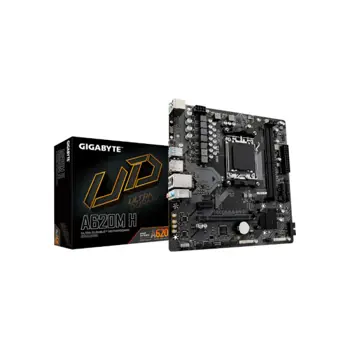 Gigabyte A620M H, S.AM5 2x DDR5/6400(OC), PCIe 4.0, HDMI/DP,  mATX, 73867
