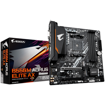 GIGABYTE B550M AORUS ELITE AX, AM4, 4xDDR4, mATX, B550M AORUS ELITE AX