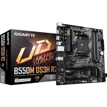 Gigabyte B550M-DS3H R2, AM4, S3, U3, mATX, B550M DS3H R2