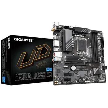 Gigabyte B760M DS3H AX, DDR5, s1700, mATX, 760M DS3H AX