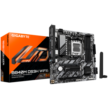 GIGABYTE B840M DS3H WF6, AM5, 4x DDR5, mATX, B840M DS3H WF6
