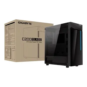 GIGABYTE GB-C200G PC Case ATX/M-ATX RGB, GB-C200G