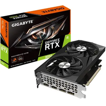 Gigabyte GF RTX3050 WF2 OC V2, 8GB GDDR6, GV-N3050WF2OCV2-8GD