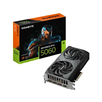 Gigabyte GF RTX5060 WF2 OC, 8GB GDDR7, 9VN5060WO-00-G10