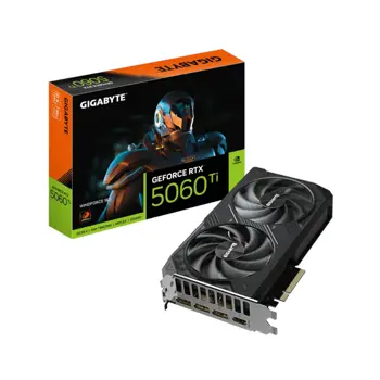 Gigabyte GF RTX5060Ti WINDFORCE, 16GB GDDR7, GV-N506TWF2-16GD